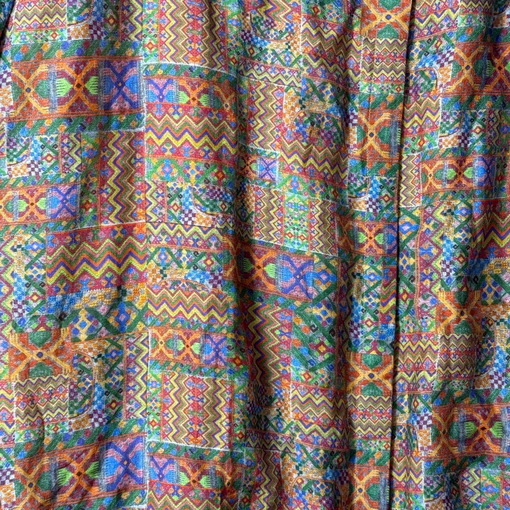 Women's Multicolor Patterned Maxi Skirt - Picture 11 of 13